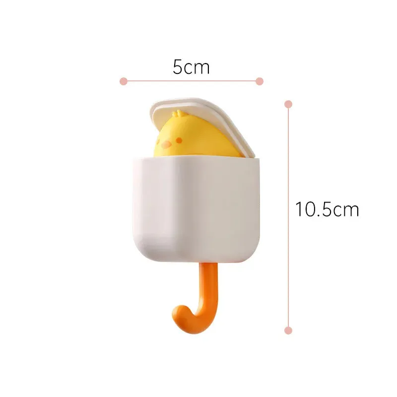 1 PCS Creative Cat Hook Cute Seamless Dormitory Bedroom Door Hangers Hooks Key Umbrella Towel Cap Coat Rack Wall Decoration