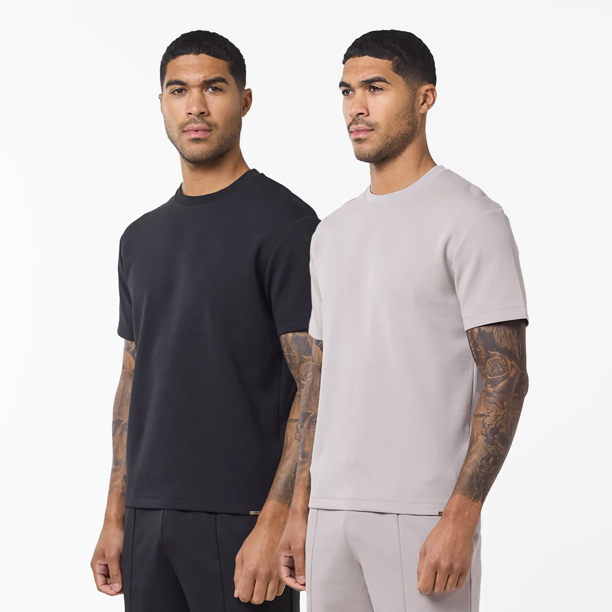 2-Pack Smart Scuba T-Shirts | Black/Stone
