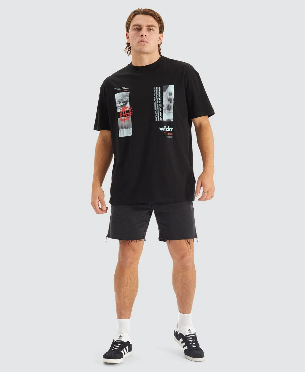 Anarchy Box Fit T-Shirt Black