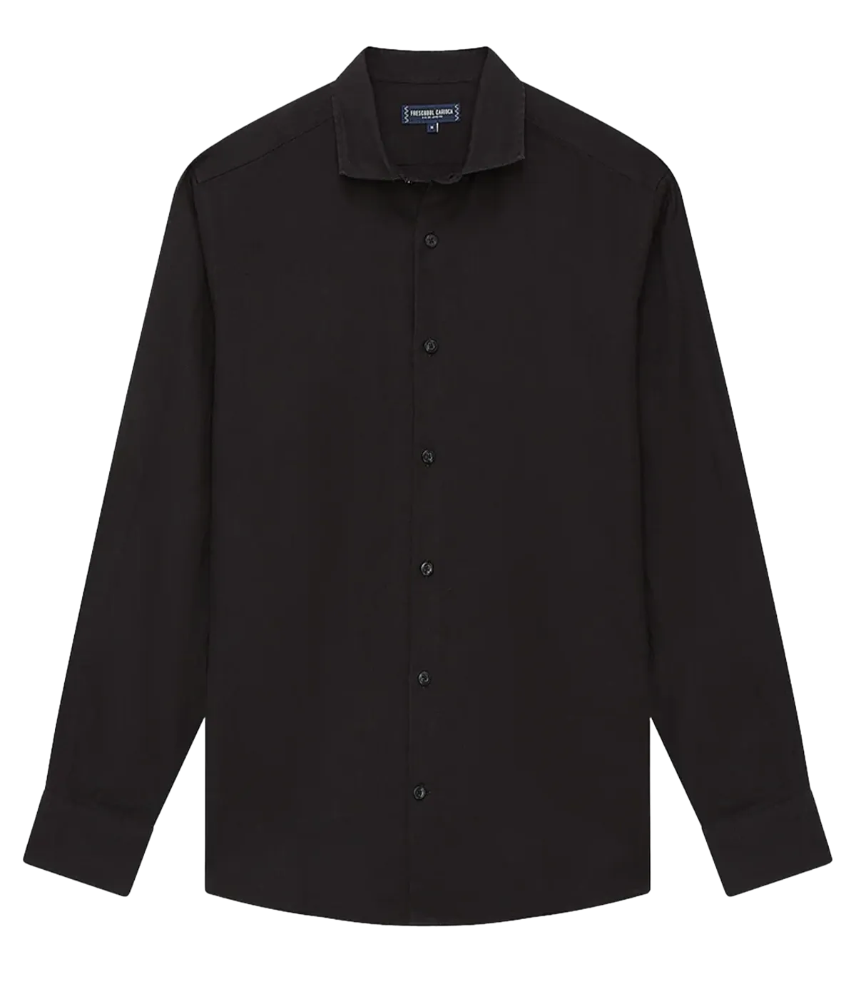 Antonio Linen Shirt in Black