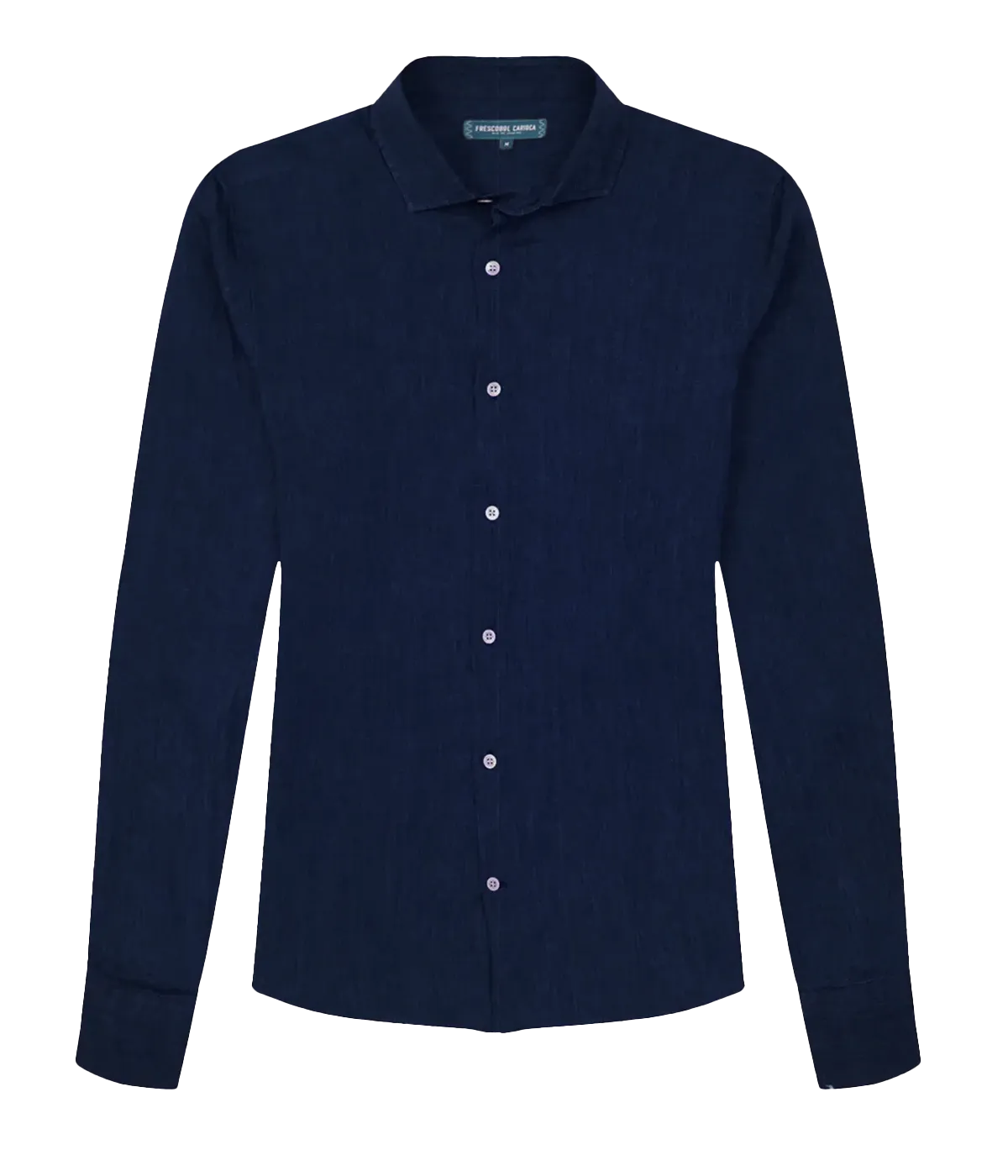 Antonio Linen Shirt in Midnight