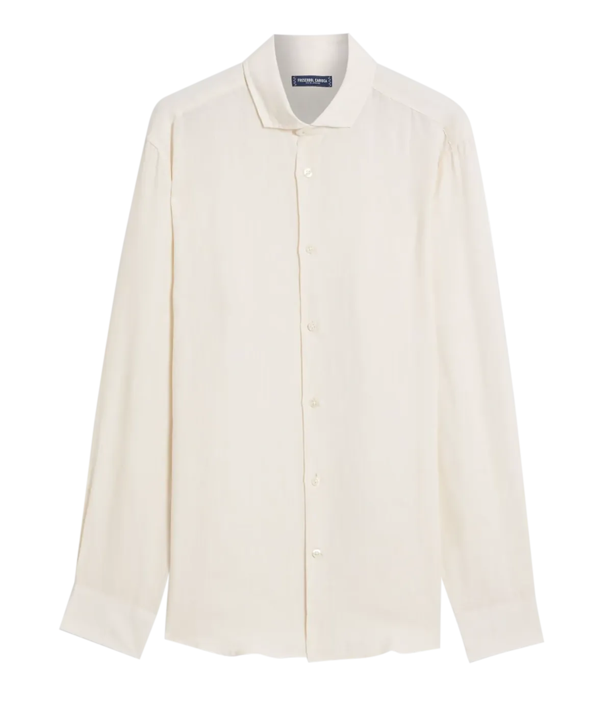 Antonio Linen Shirt Long Sleeve in Ecru