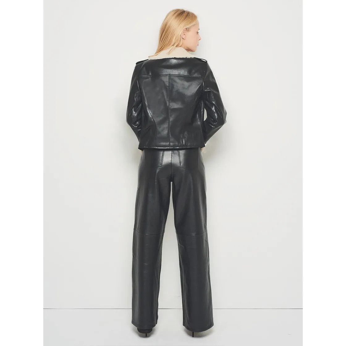 AS by DF Sydney Recycled Leather Jacket