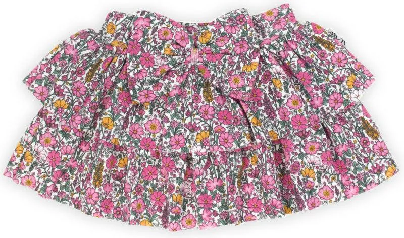Bamar Nicol Cotton skirt girls with flowers LEA