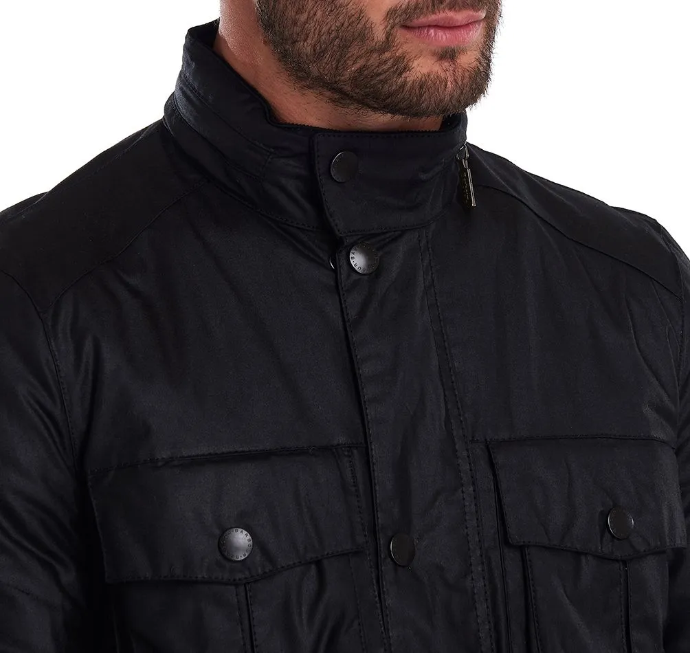 Barbour Corbridge Wax Jacket - Black