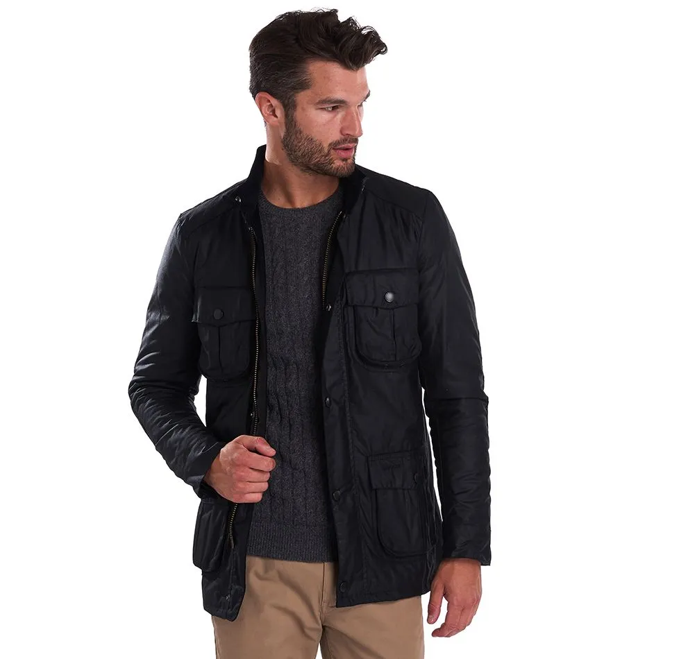 Barbour Corbridge Wax Jacket - Black