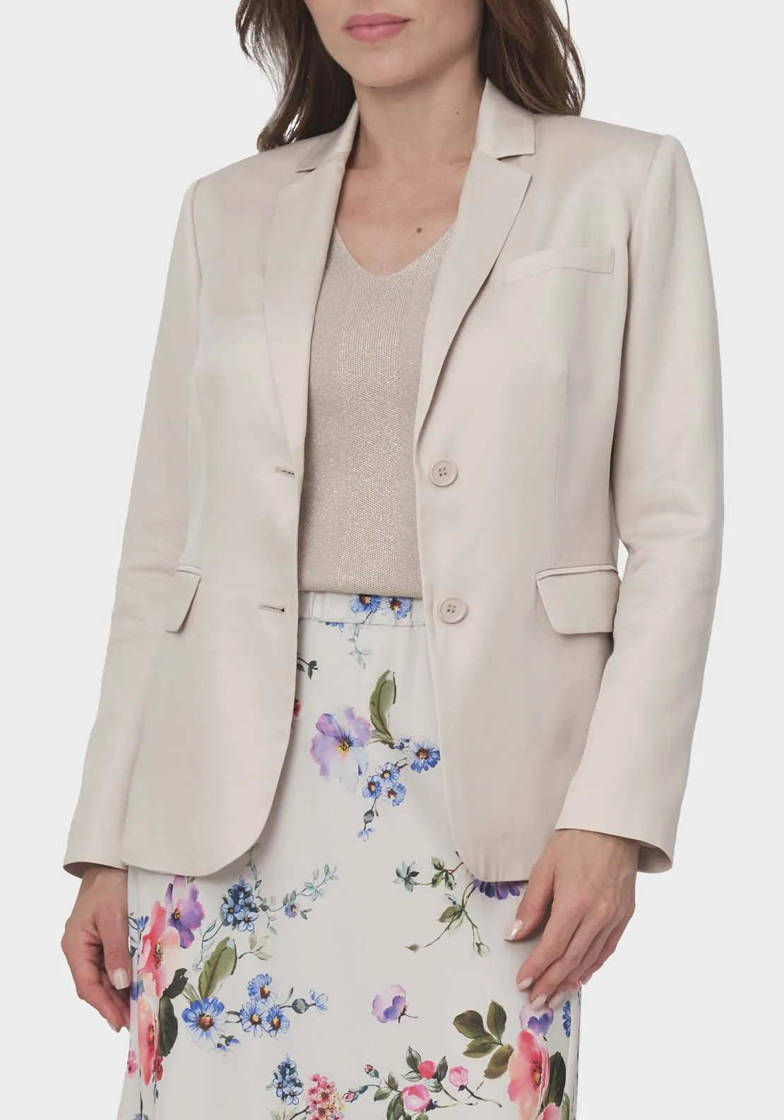 Beige Blazer - Sand