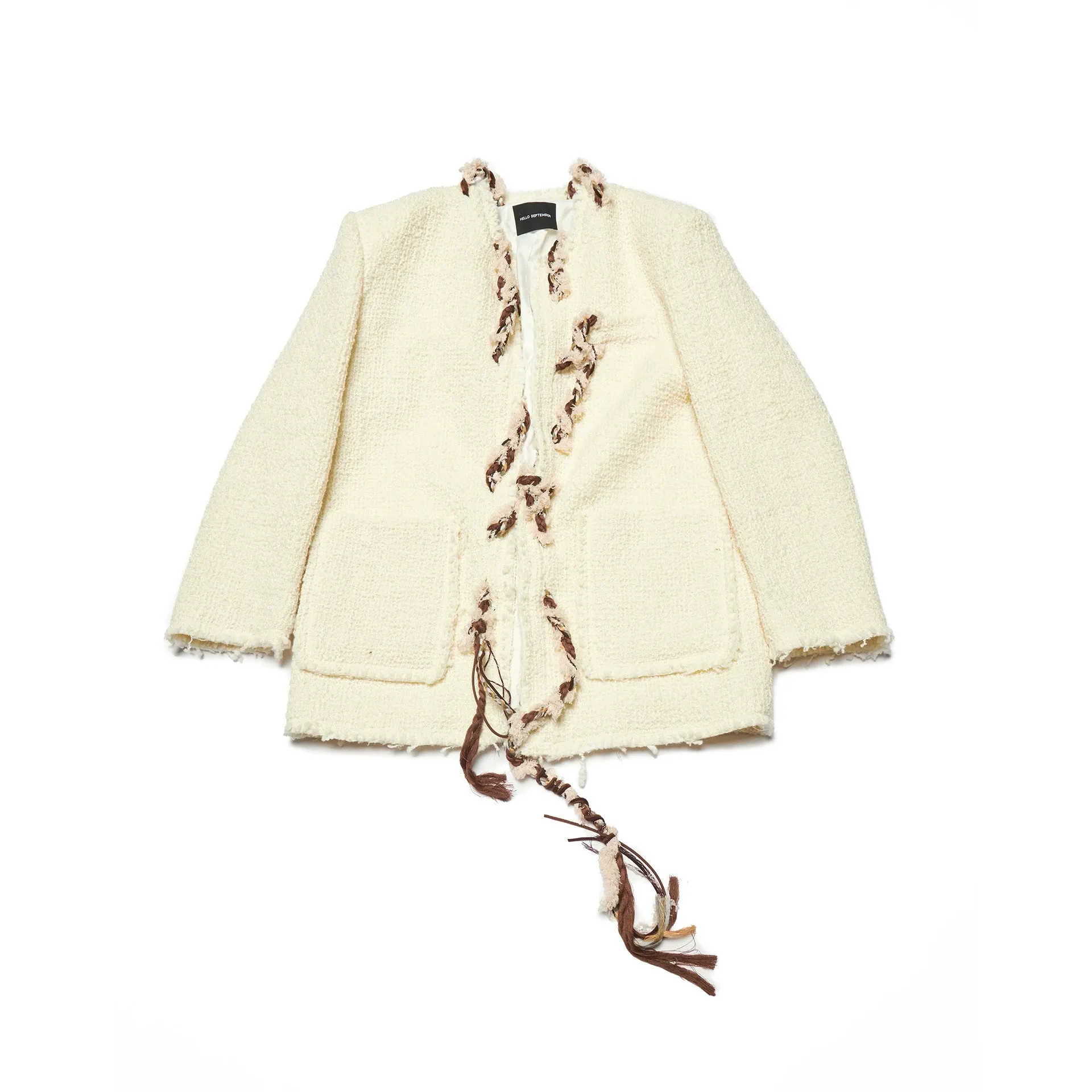 Braided Tweed Jacket