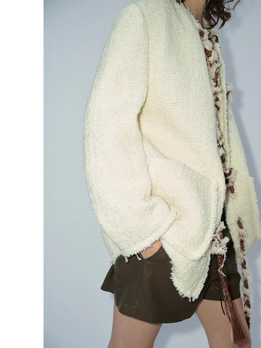 Braided Tweed Jacket