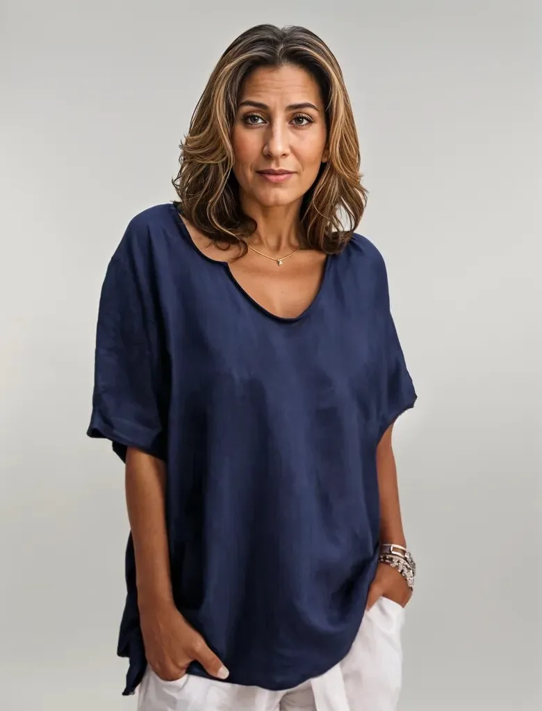 Bridget | Soft loose-fit shirt - 1   1 FREE