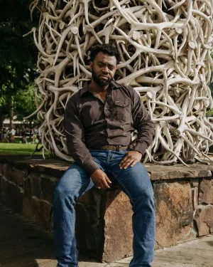 Bryce Cord Shirt - Charcoal