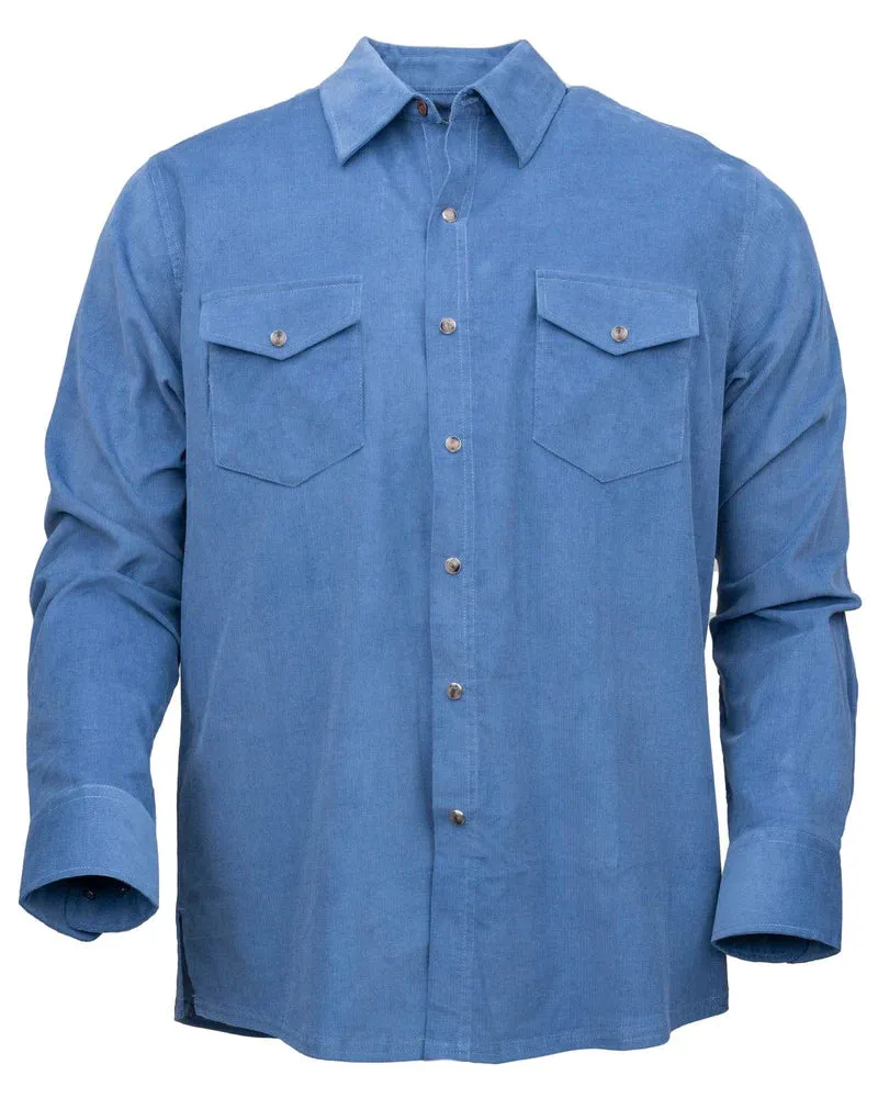 Bryce Cord Shirt - Denim