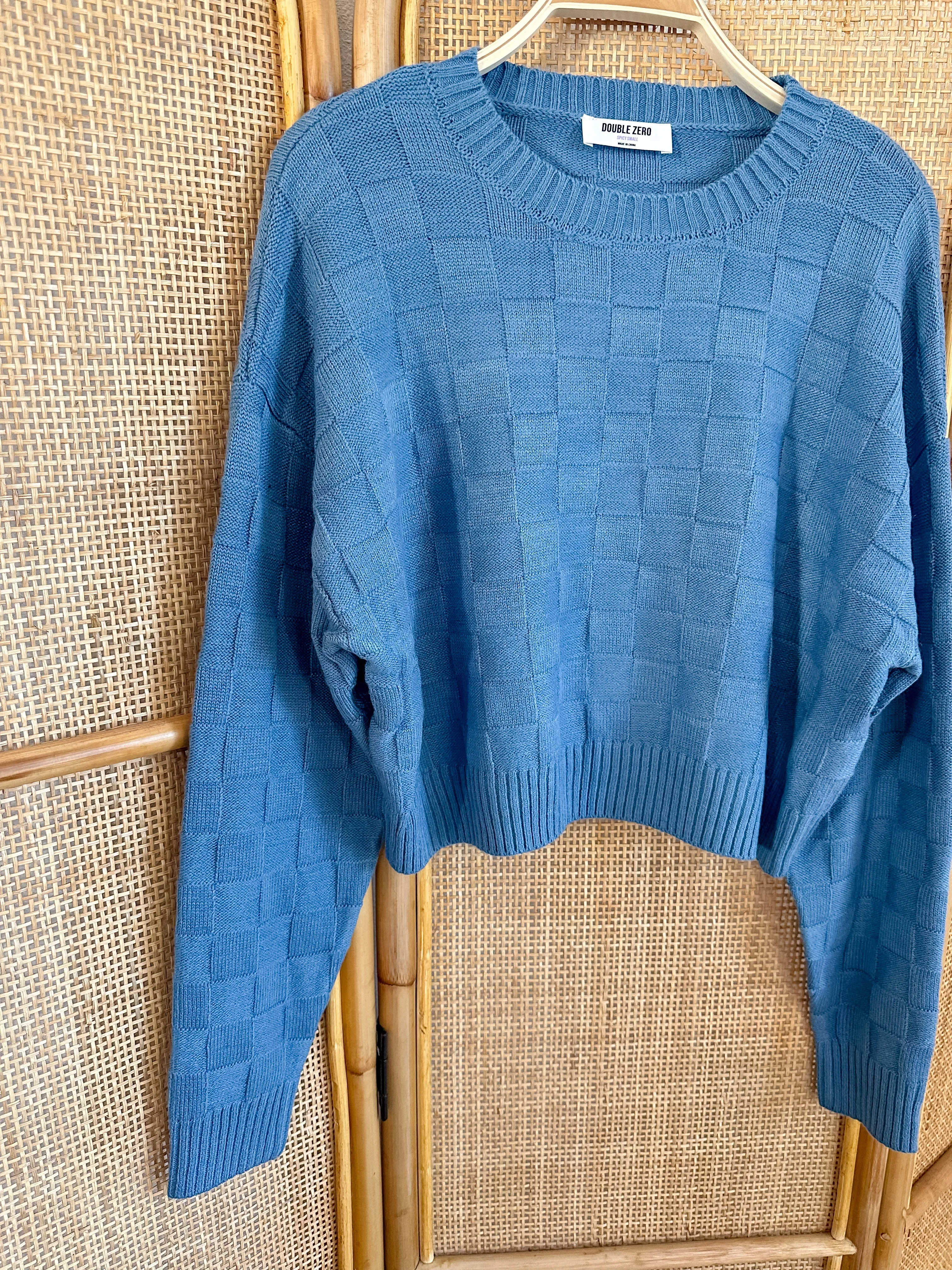 Cali Sweater | Gray Blue