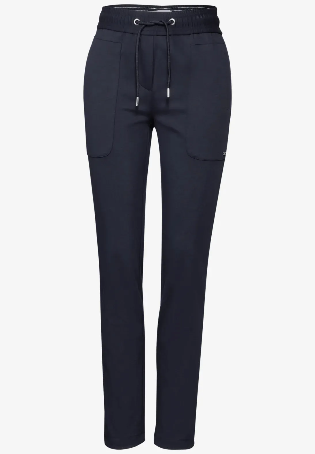 Cecil Casual Fit Tracey Trousers - Navy