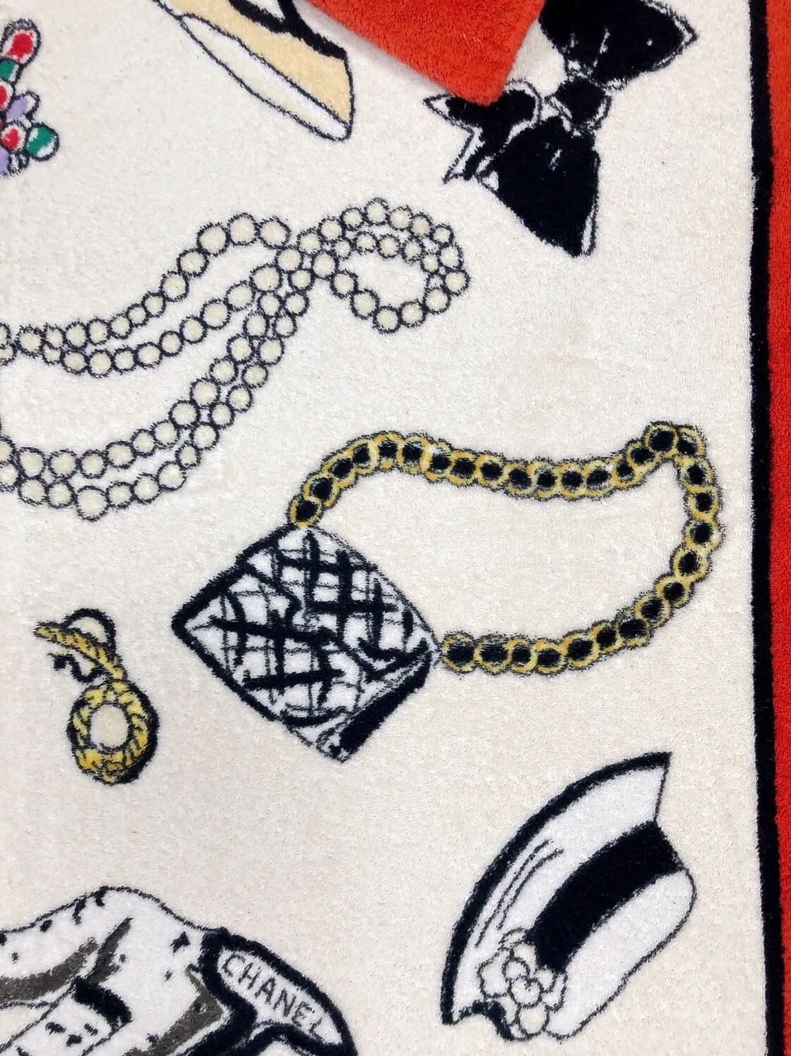 Chanel Vintage Icon Print Towels