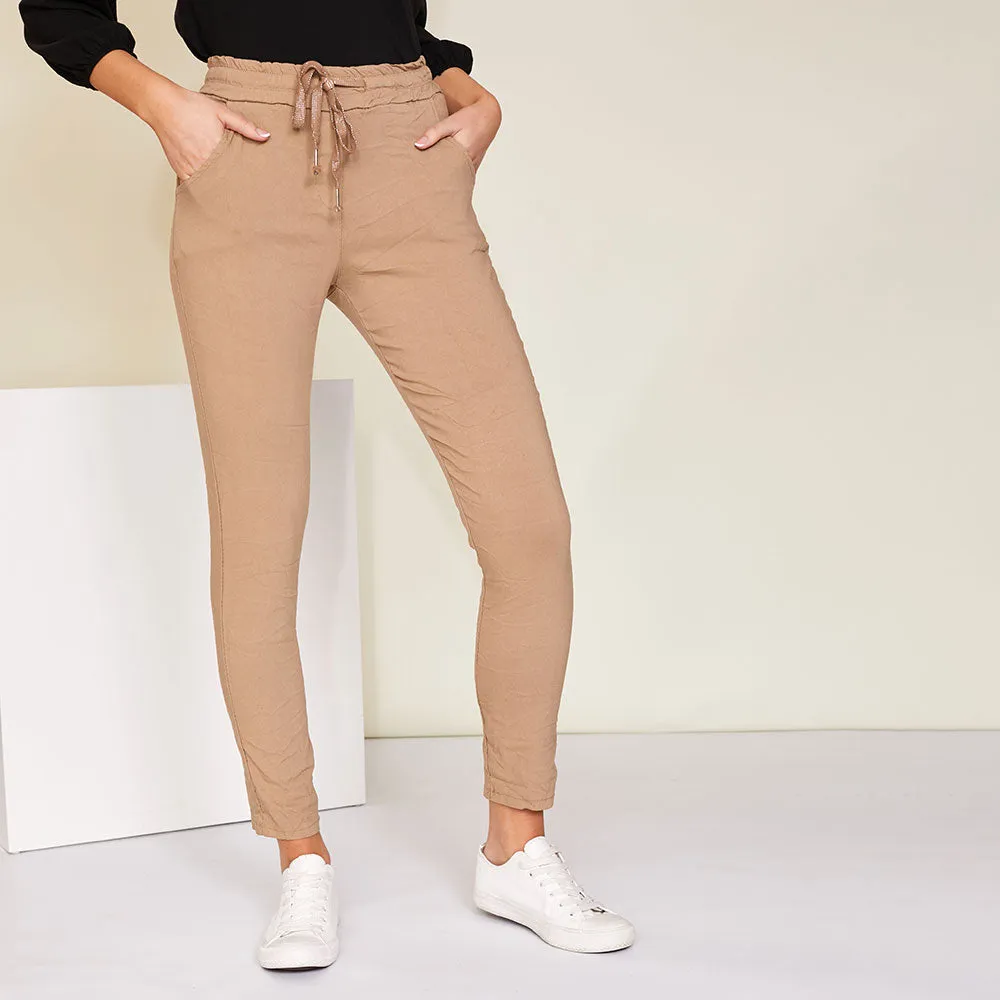 Charlie Stretch Jogger (Sand)