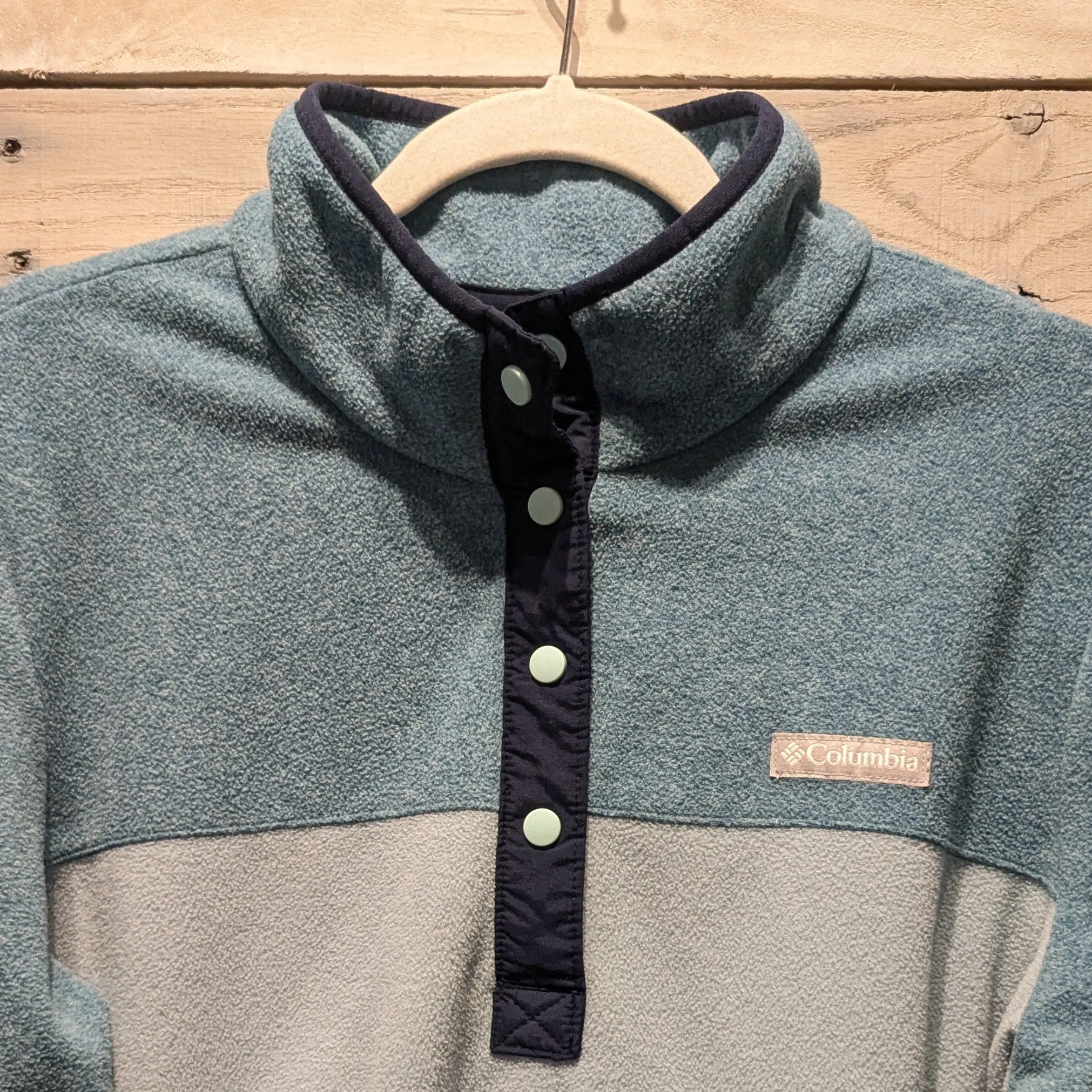 Columbia Two Tone Fleece Pullover Sz XL