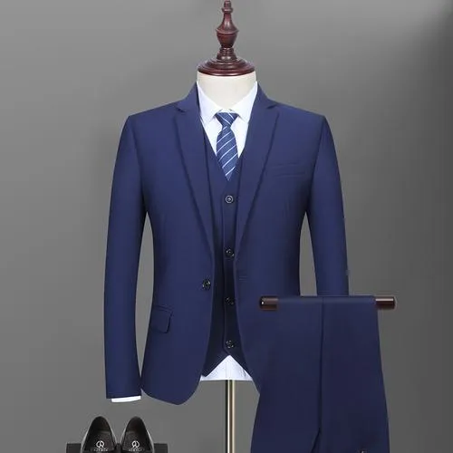 customSuit, men's suit, three pieces of business suit,