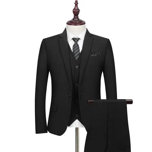 customSuit, men's suit, three pieces of business suit,