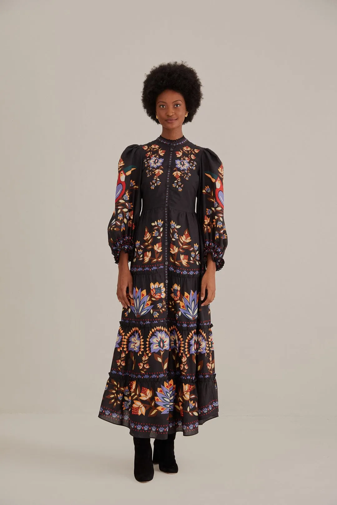 DRESS 314825 Winter-Garden-Black