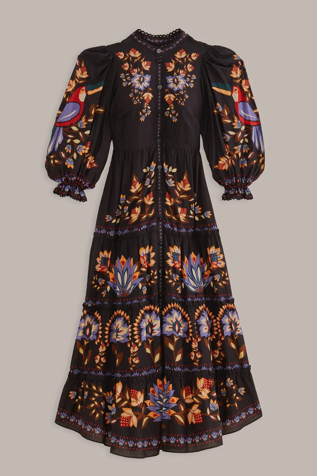 DRESS 314825 Winter-Garden-Black
