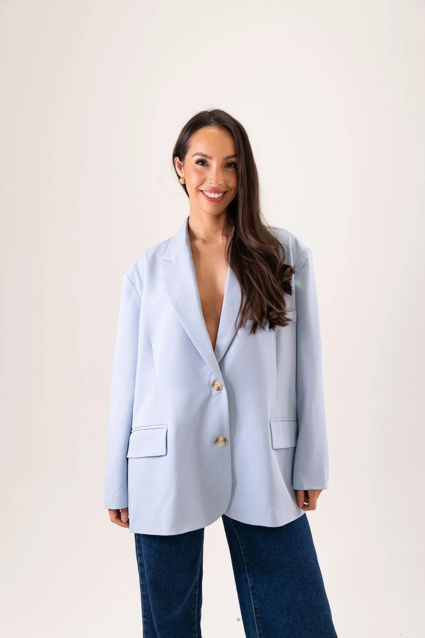 Erica Blazer In Blue