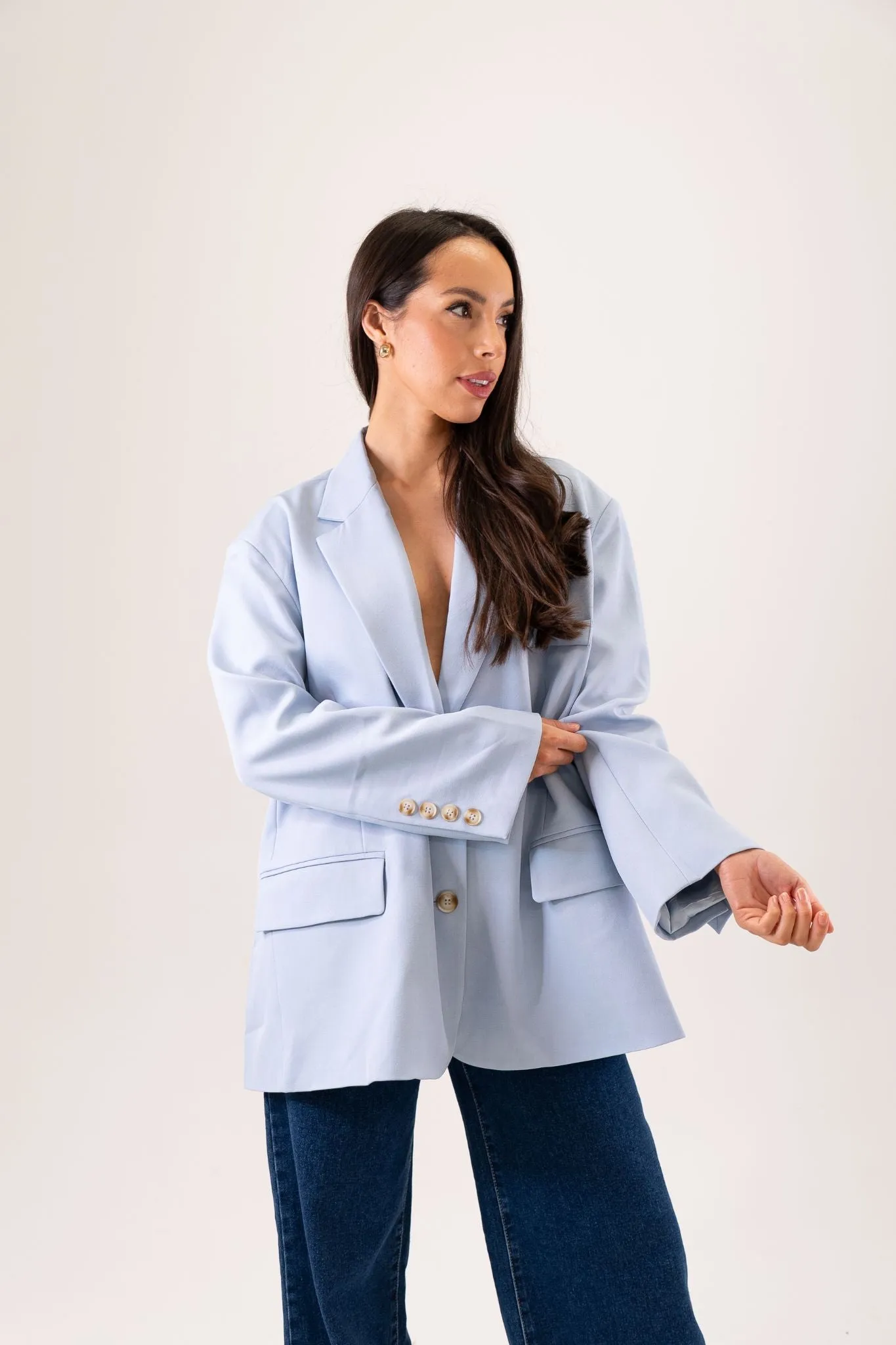 Erica Blazer In Blue