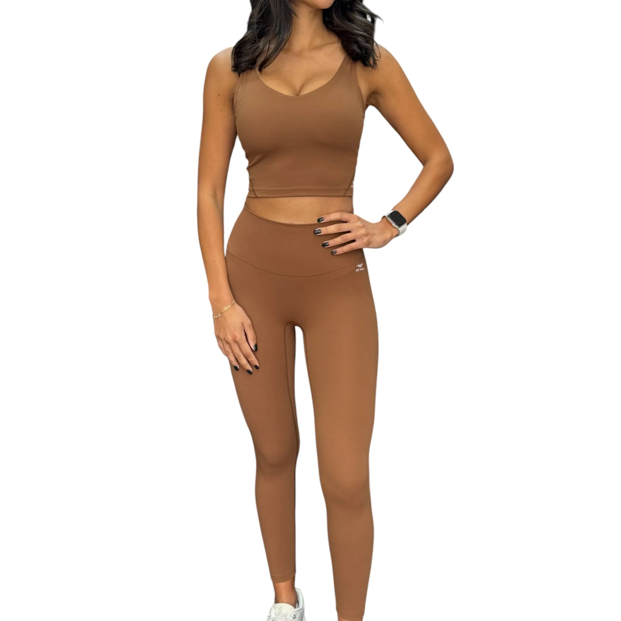 Essential Padded Top - Gingerbread