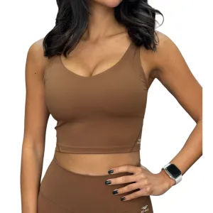 Essential Padded Top - Gingerbread