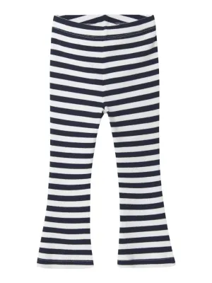 Folisa Flared Navy Stripe Pant