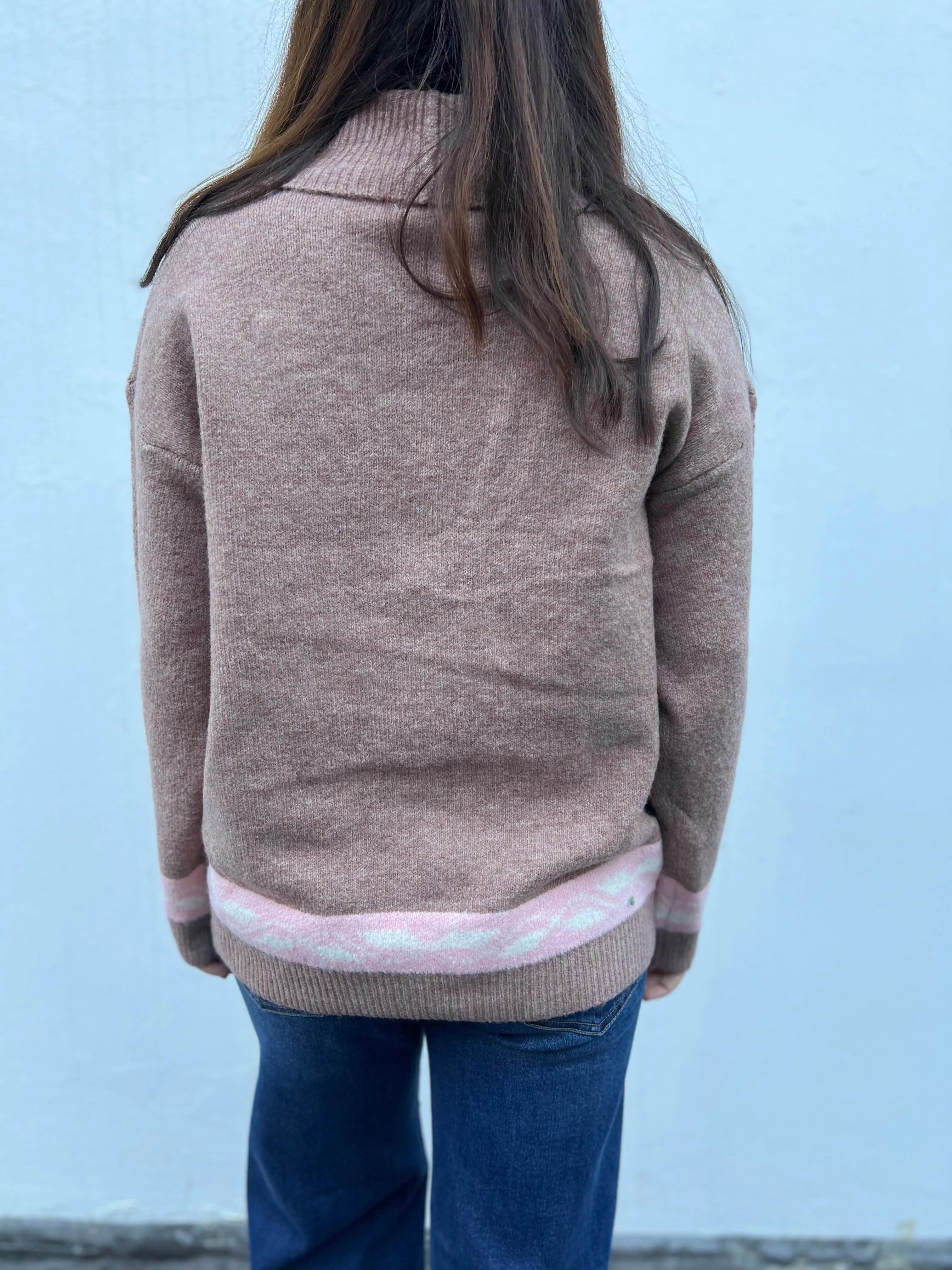 GIDDY UP MOCHA COWGIRL CARDI