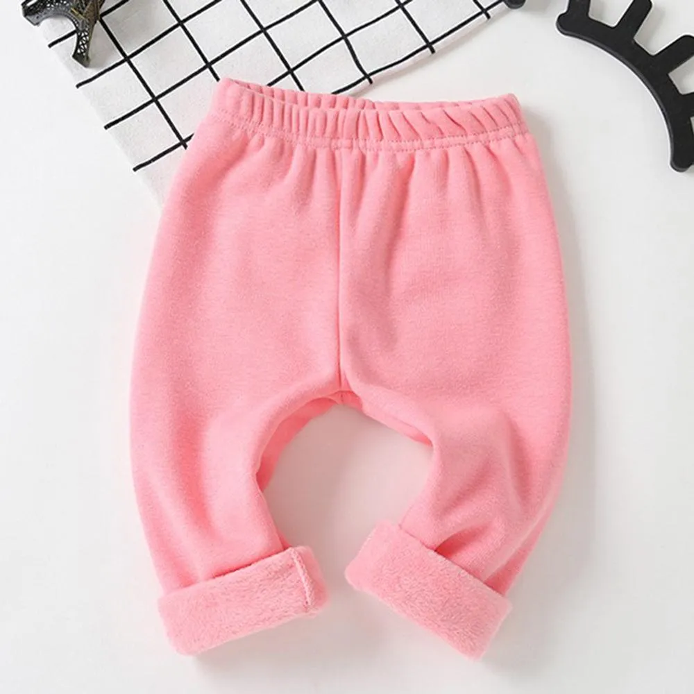 Girls Fox 3D Animal Warm Trousers