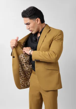 Golden brown suit - anal58-24