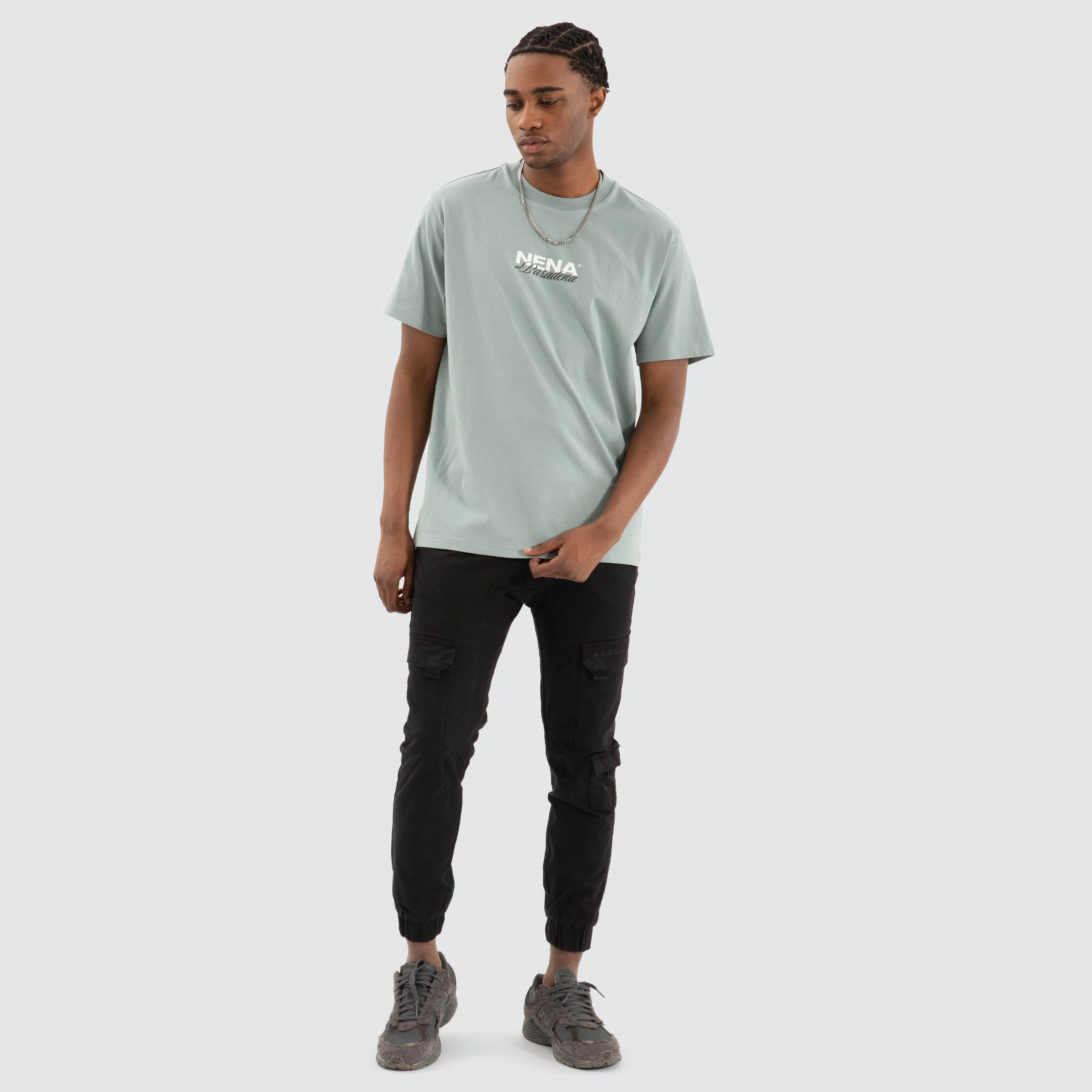 Hope Classic Fit Tee Lead Blue