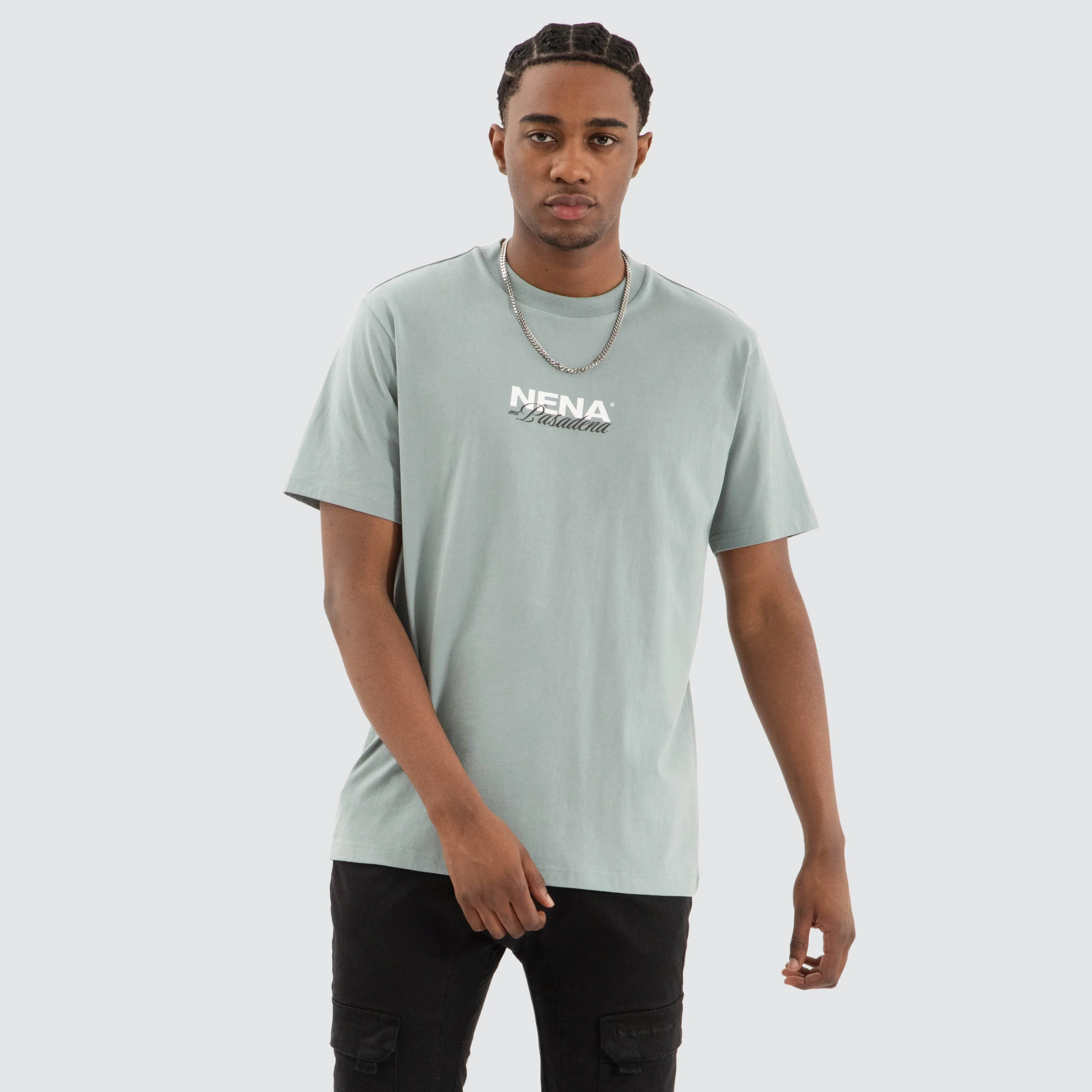 Hope Classic Fit Tee Lead Blue