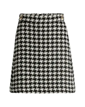 Hugo Boss Vupita Houndstooth Mini Skirt