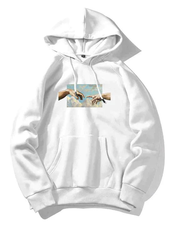 Ivyshape | Cozy Loose Fit Pullover Kangaroo Pocket Ivyshape