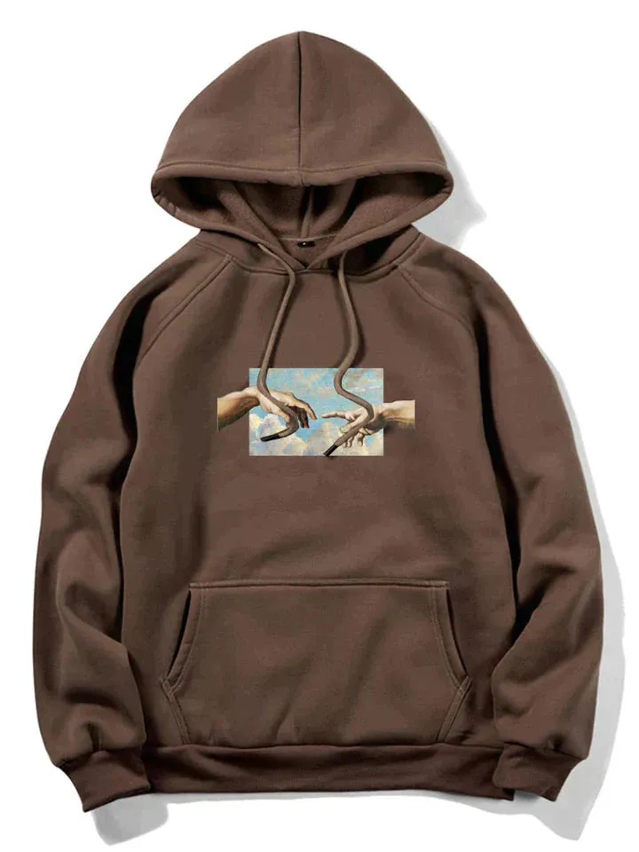 Ivyshape | Cozy Loose Fit Pullover Kangaroo Pocket Ivyshape
