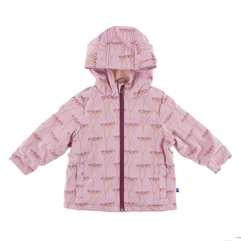 Kickee Pants Print Sherpa-Lined Raincoat