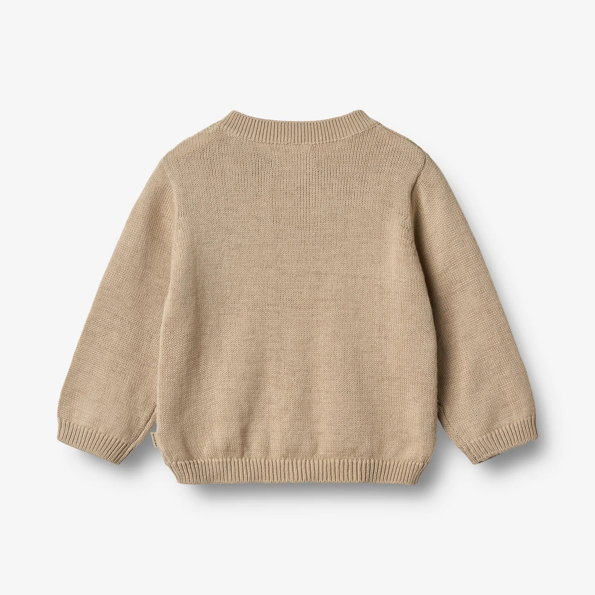 Knit Cardigan Bjørn - soft sand
