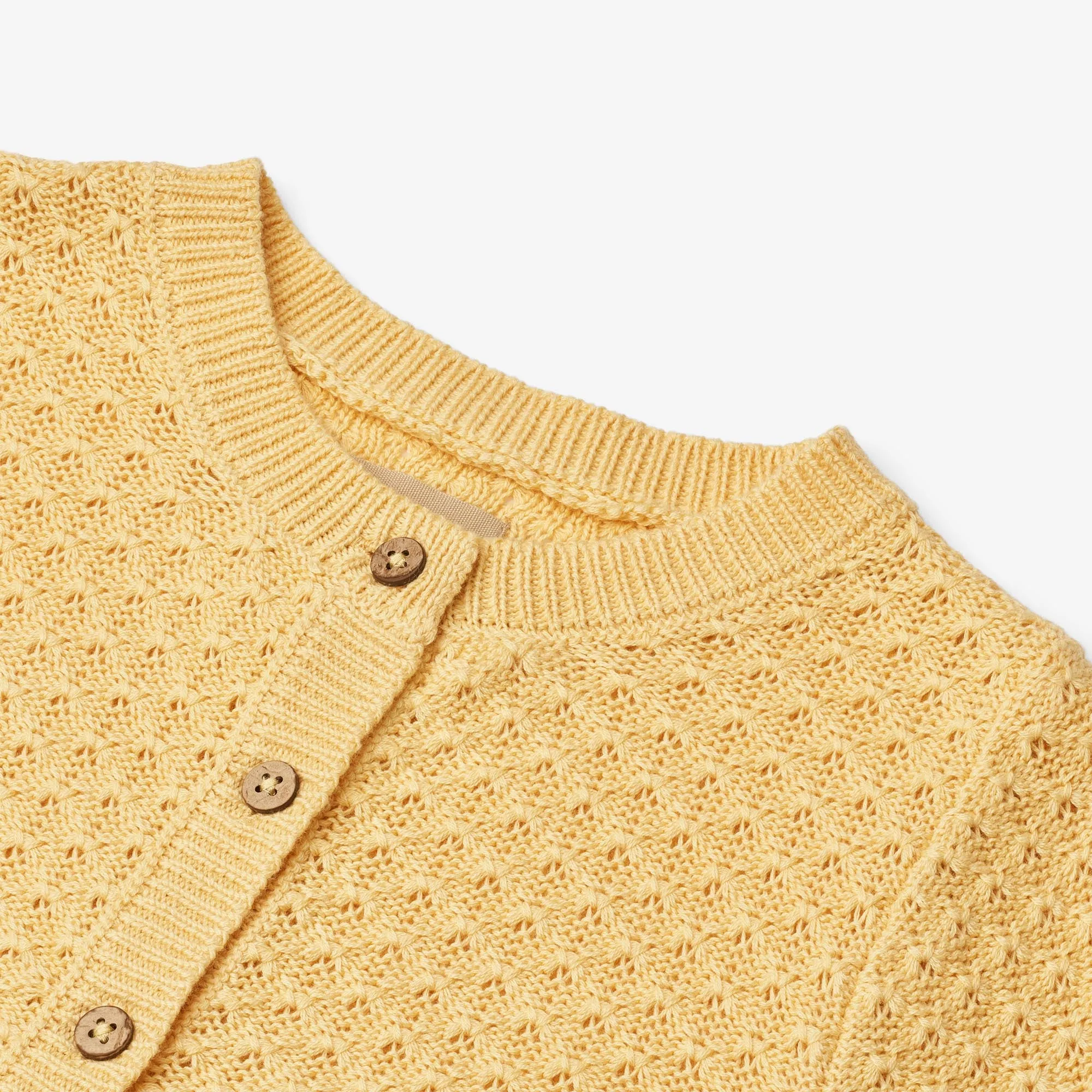 Knit Cardigan Magnella - golden yellow