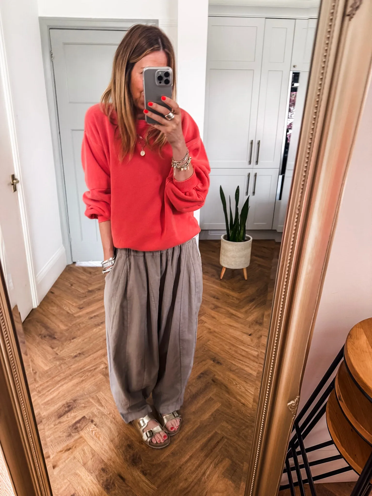 Lightweight Panel Balloon Trousers
