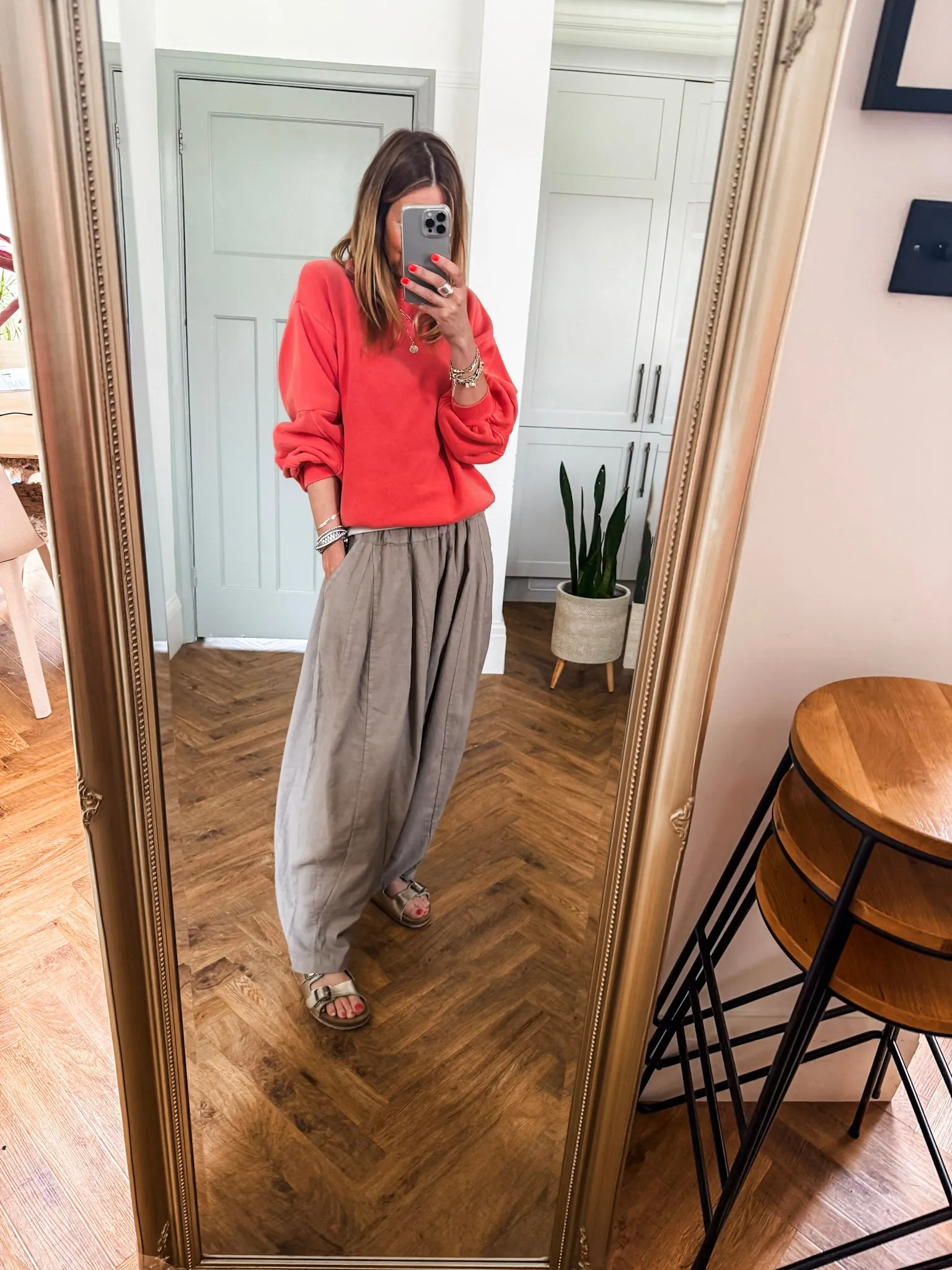Lightweight Panel Balloon Trousers