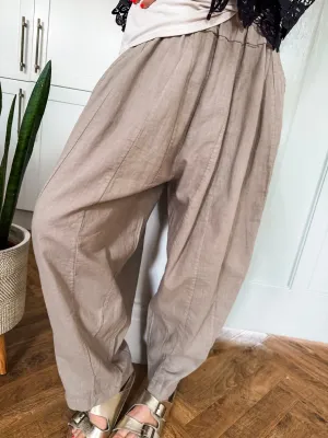 Lightweight Panel Balloon Trousers