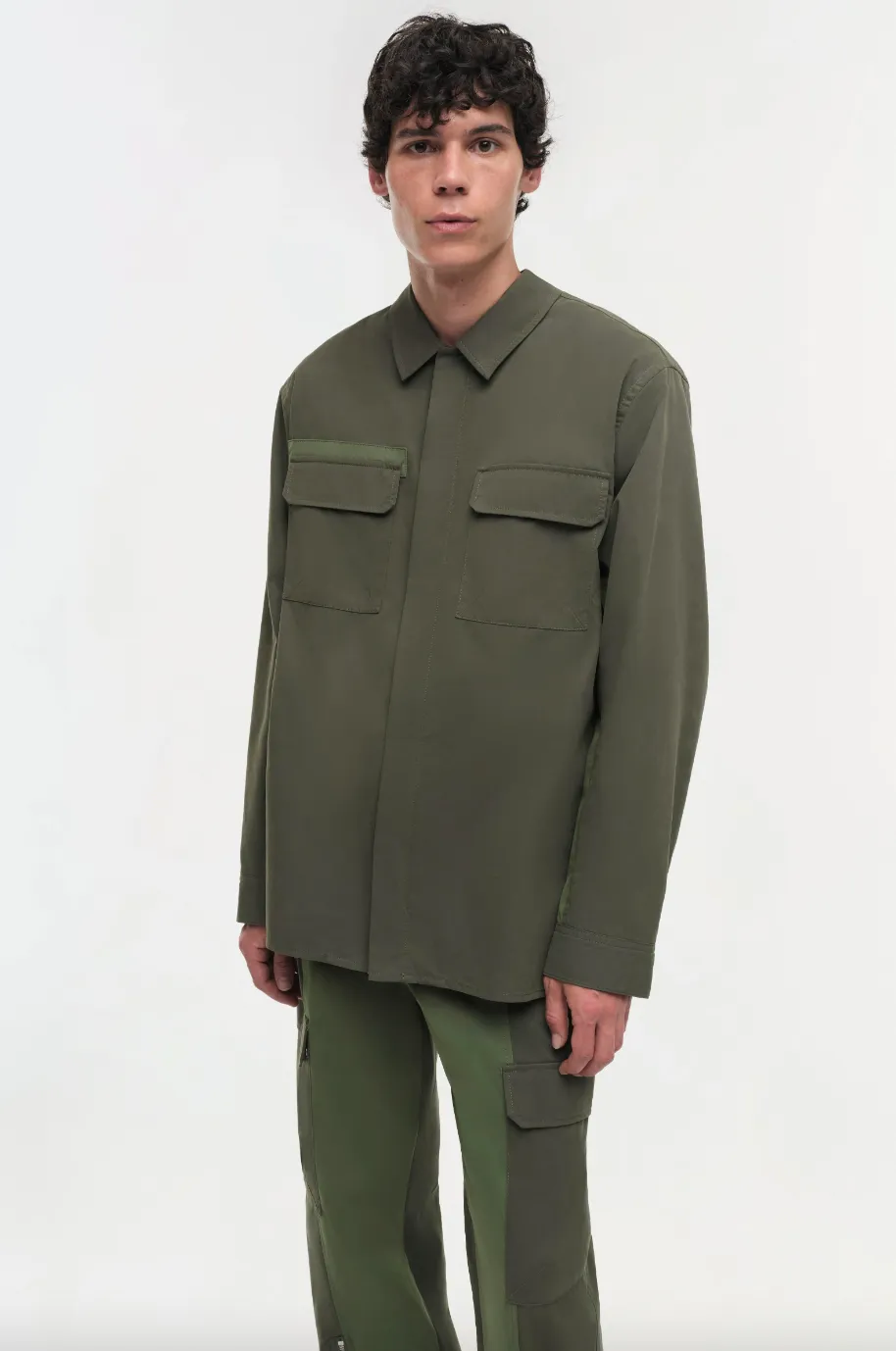 Matthew Surplus Utility Jacket Army
