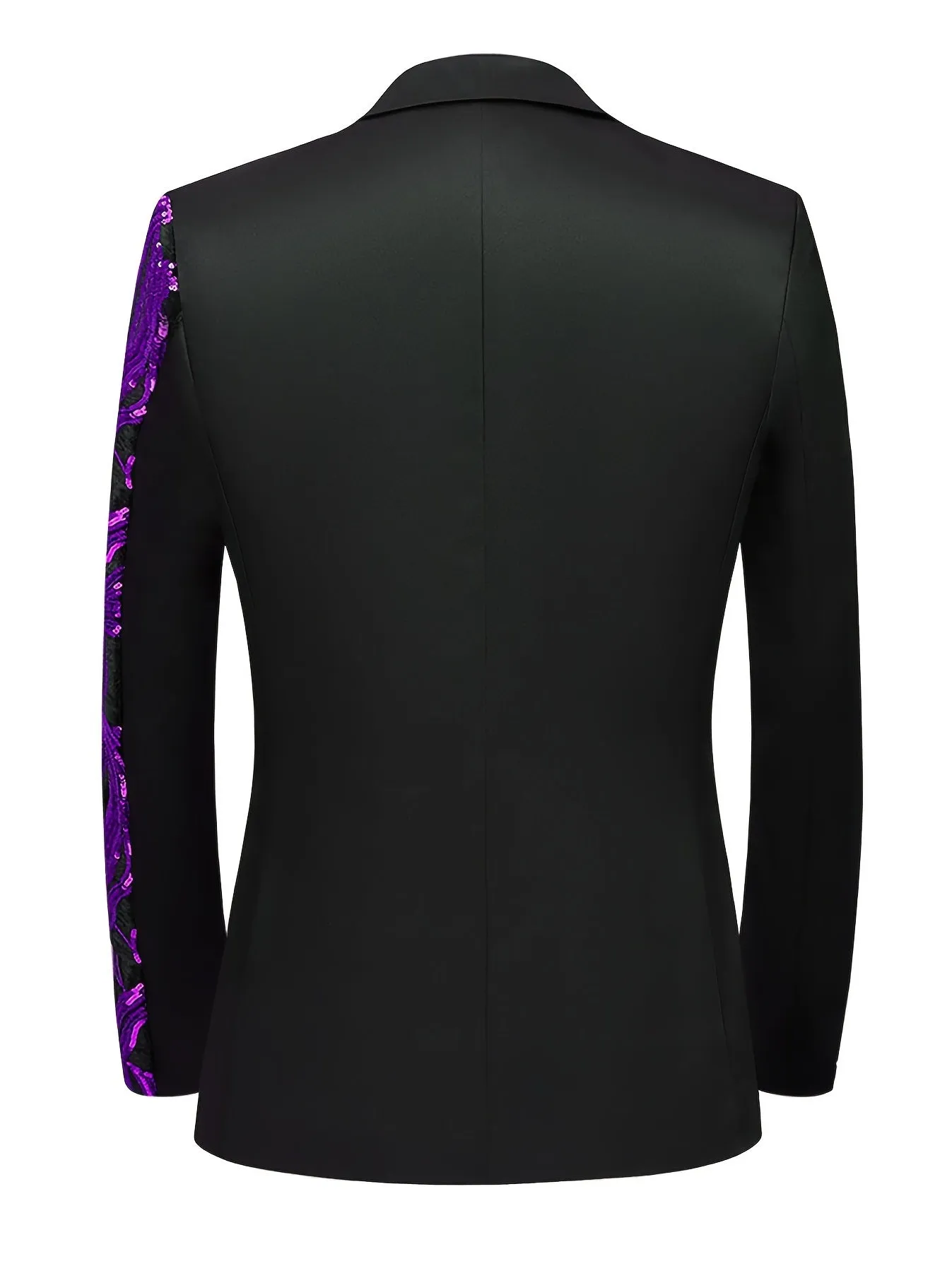 Men's Elegant 1 Button Lightweight Suit Jacket for Night Club Outfit