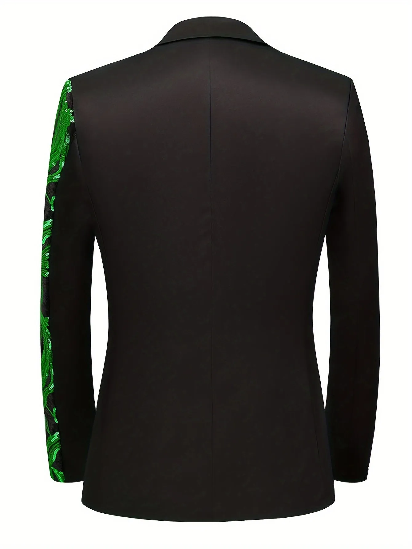 Men's Elegant 1 Button Lightweight Suit Jacket for Night Club Outfit