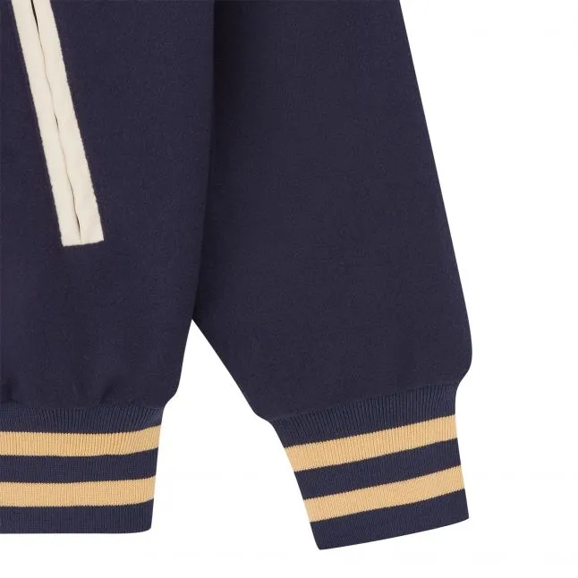 Mens ICECREAM Navy Drippy Varsity Jacket