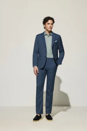 Multi-Way Stretch Smart Fit Check Suit Blazer