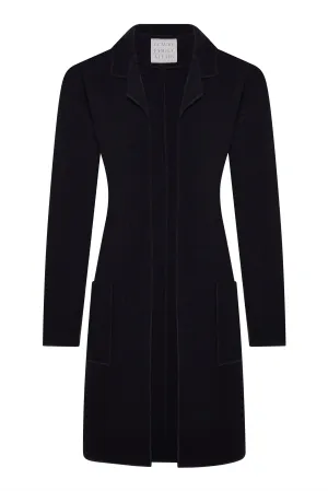 NOTTING HILL Mid Length Midnight Blue Classic Coat